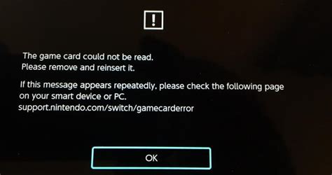 How to Fix “The Game Card Could Not be Read” .